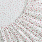 Betsey Johnson Baby Buds Pink Cotton Percale Queen Sheet Set