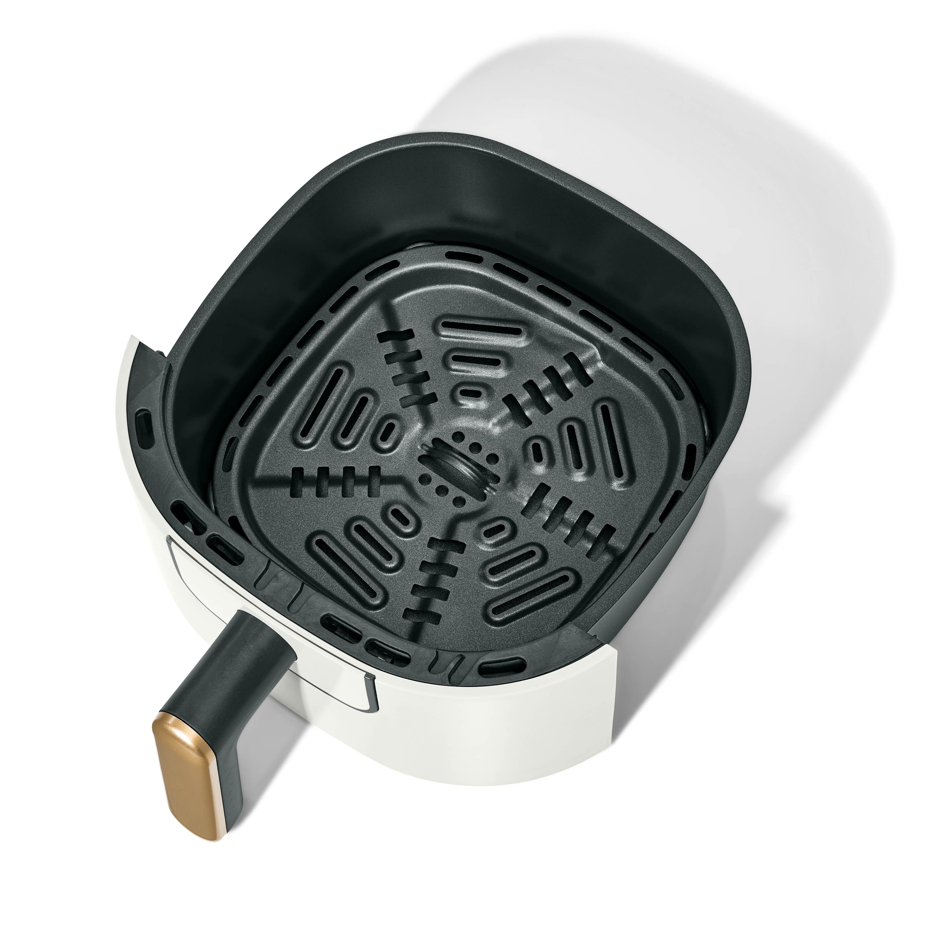 Beautiful 3 Qt Air Fryer with TurboCrisp Technology, EverGood Ceramic Nonstick Coating, White Icing by Drew Barrymore