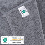 Jessy Home 4 Pack Oversized Bath Sheet Towels 700 GSM Ultra Soft Dark Gray Bath Towel Set