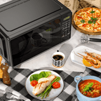 Mainstays 0.7 Cu ft Countertop Microwave Oven, 700 Watts, Black, New
