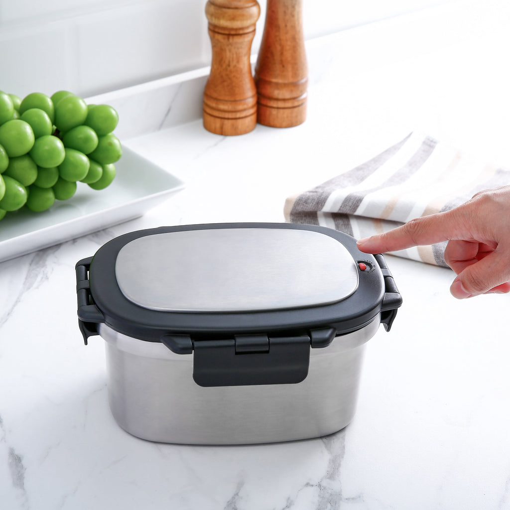 Mainstays 33 oz Insulated Stainless Steel Lunch Box Food Storage Container with Lid