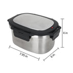 Mainstays 33 oz Insulated Stainless Steel Lunch Box Food Storage Container with Lid