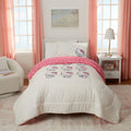 Hello Kitty Reversible Comforter and Sham Set, Twin/Full, Sanrio