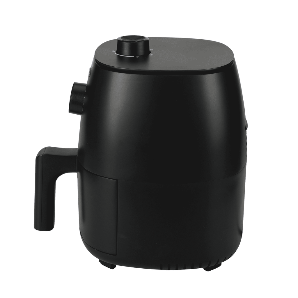 Mainstays 2.2 Qt Air Fryer in Arctic Black with Non-Stick Basket