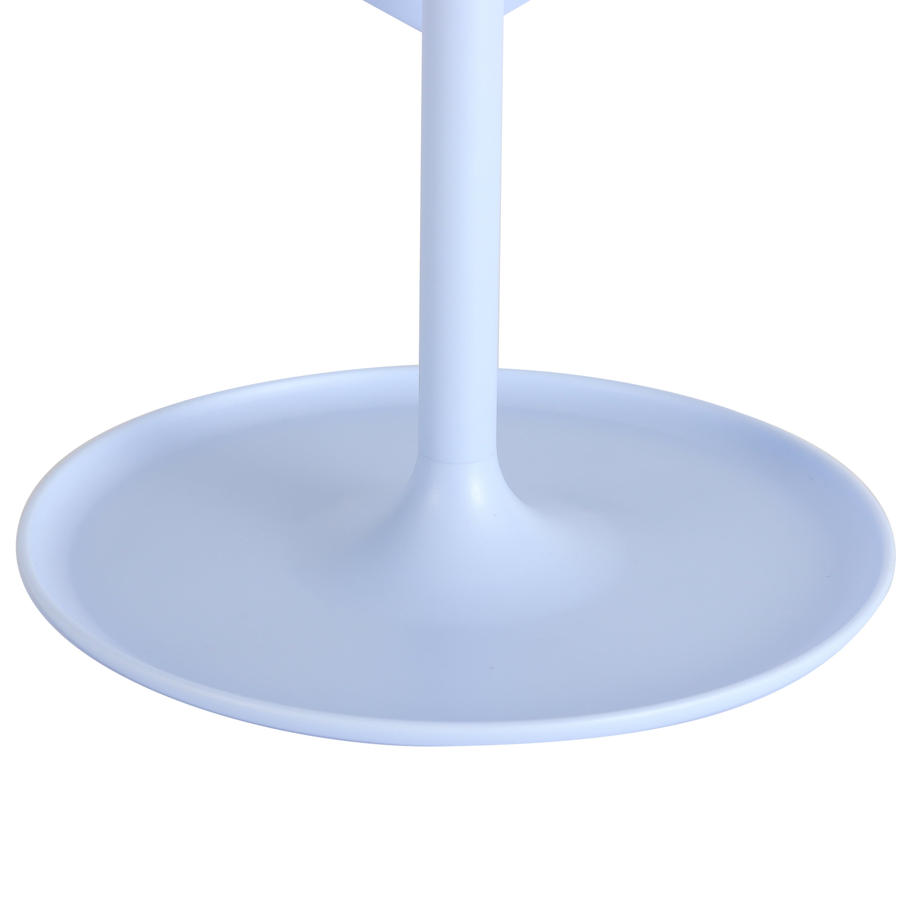 Mainstays 11.26" Tall Light Blue Plastic Frame Tabletop Heart Shaped LED Lighted Mirror with Trinket Tray