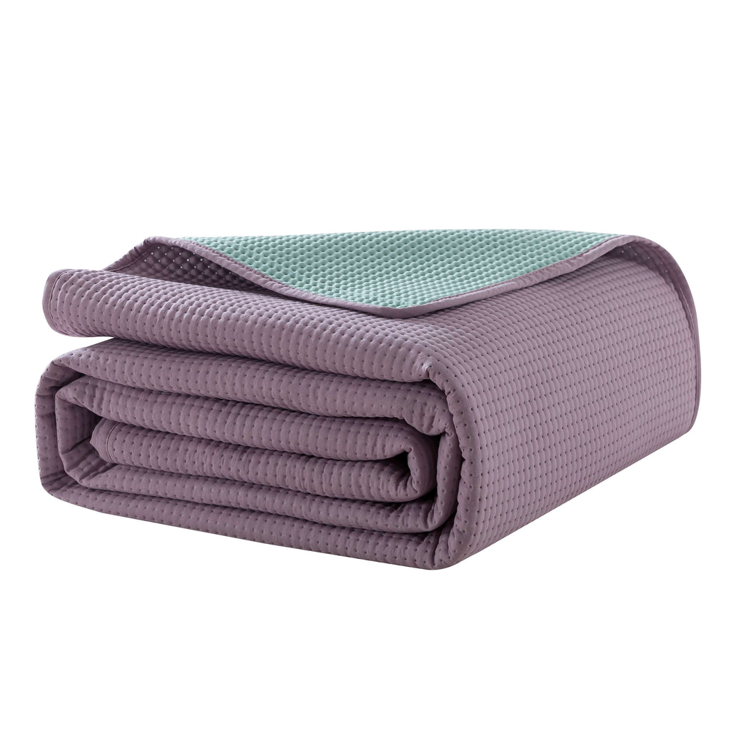 Campus Comforts by New Sega Home 2-Piece Pinsonic Quilt Set, Flora, Lavender,Twin-XL