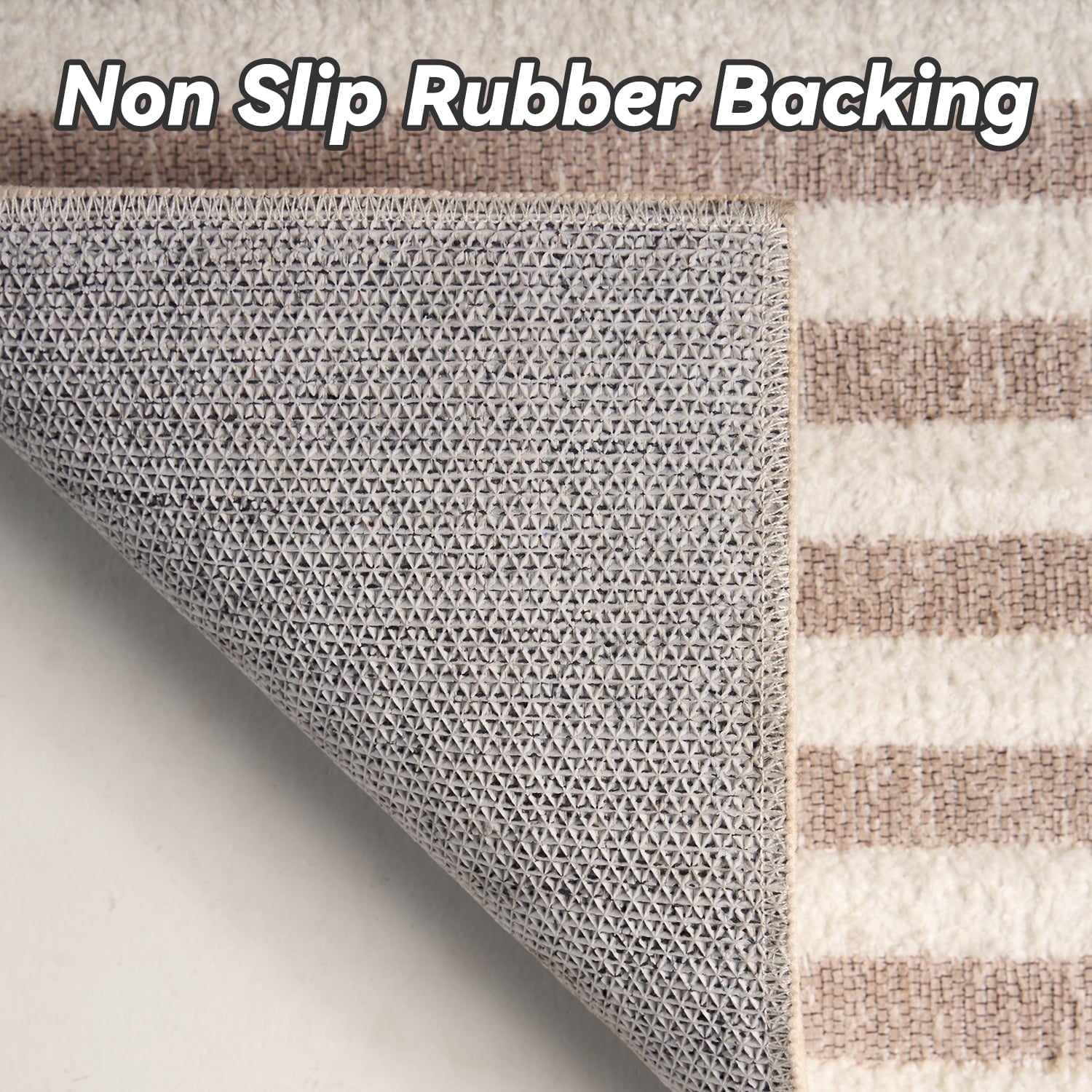 VUNATE 8'x10' Area Rugs for Living Room Jacquard Textured Modern Rugs Soft Geometric Rug for Bedroom Mid Century Washable Rug Non-Slip Bohemian Carpet Perfect for Dining Room Office Beige