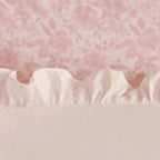 Mainstays All in One Reversible Comforter and Sheet set- 11 Piece, Queen, Cream Ruffle