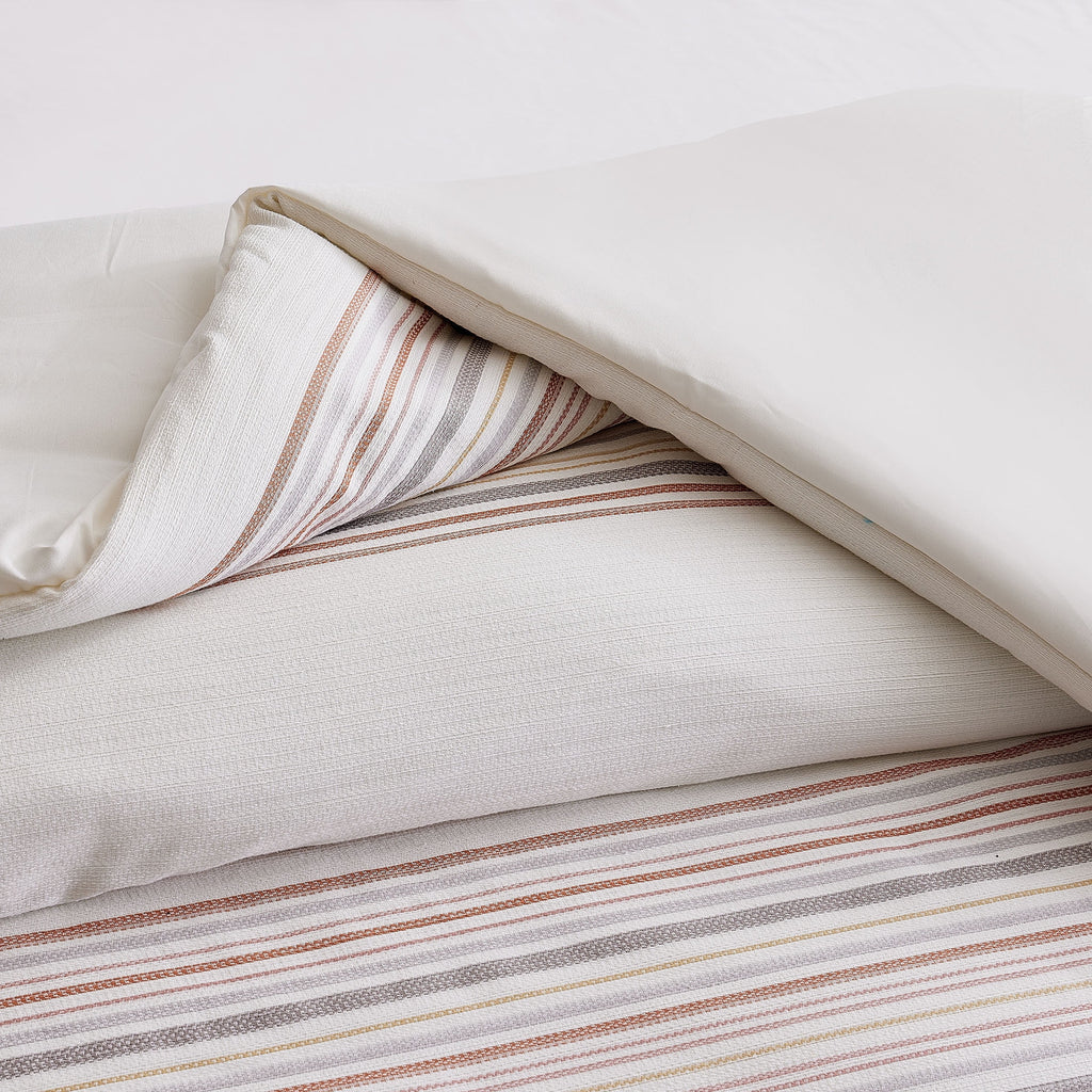 Better Homes & Gardens 3-Piece Red Yarn Dye Stripe Comforter Set, Full/Queen