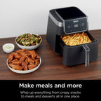 Ninja, Air Fryer, Pro XL 6-in-1 1750 Watts 6.5 Quart Max Crisp Technology Nonstick Basket AF181, Digital Display, Non-Stick, Removable Basket, Automatic Shut-Off, Black