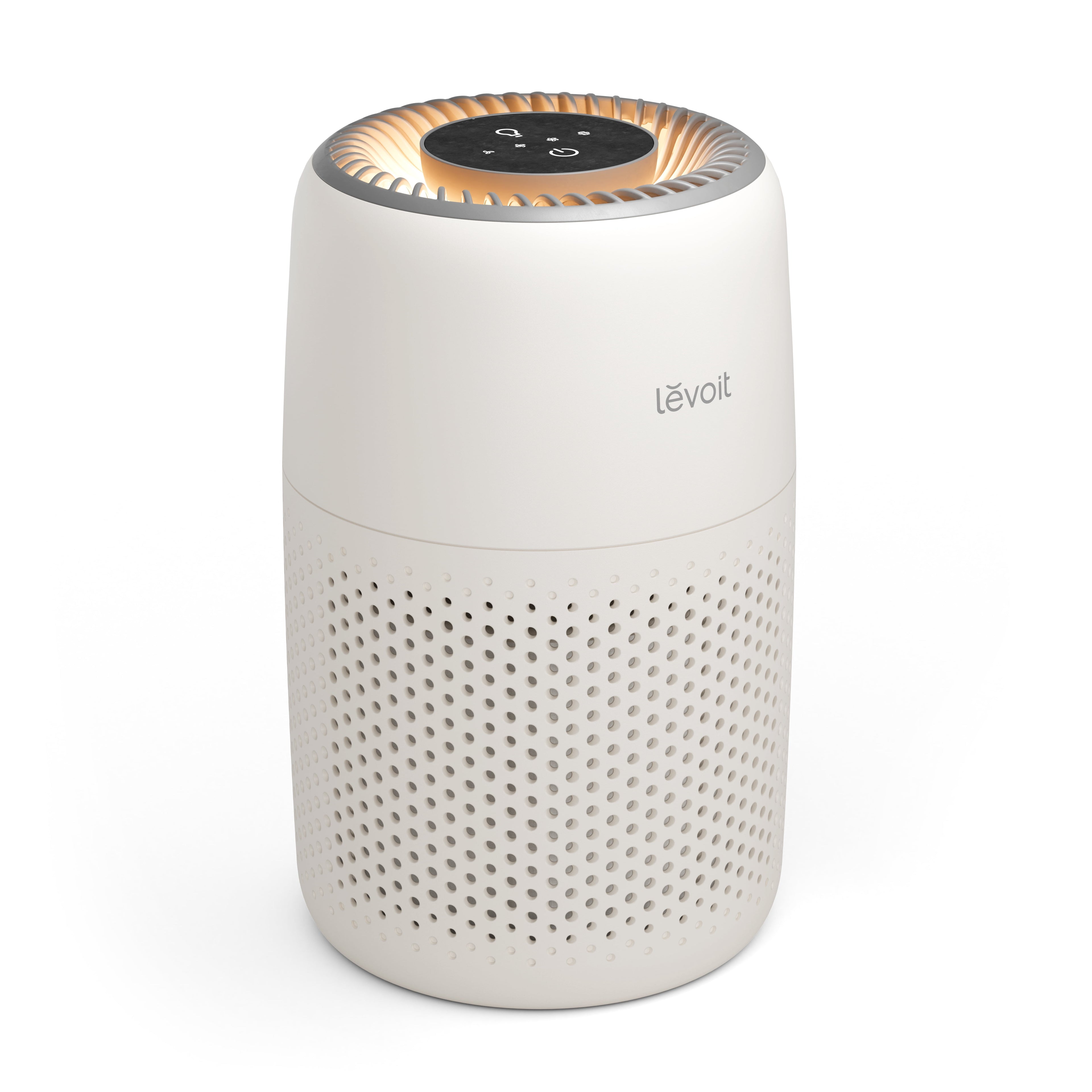 Levoit Core Mini with Night Light 255 Sq Ft 3-Stage Original Filter Air Purifier, Cream White