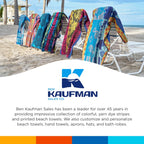 Kaufman - 6 Pack Terry Beach & Pool Towel of Assorted Colors - 30in x 60in, Beach Towels