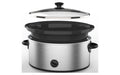 Mainstays 6 Quart Oval Slow Cooker, with Stainless Steel Finish and Glass Lid