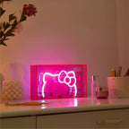 Hello Kitty 9" W x 5" H Acrylic LED Neon Box Light