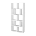 Mainstays Modern 12-Cube Square Shelf Bookcase, White