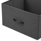 Mainstays 3 Drawer Fabric Nightstand with USB, Grey