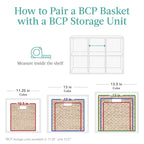 Best Choice Products 10.5x10.5in Hyacinth Storage Baskets, Set of 5 Multipurpose Collapsible Organizers - Natural