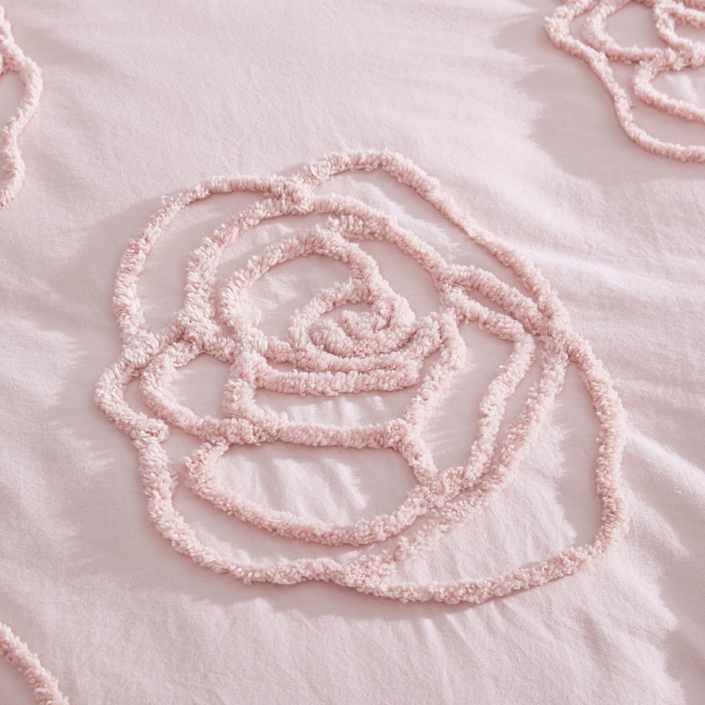Betsey Johnson Rambling Rose Pink Twin Duvet Cover Bonus Set
