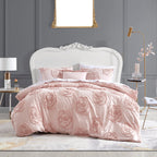 Betsey Johnson Rambling Rose Pink Twin Duvet Cover Bonus Set