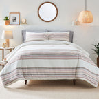 Better Homes & Gardens 3-Piece Red Yarn Dye Stripe Comforter Set, Full/Queen