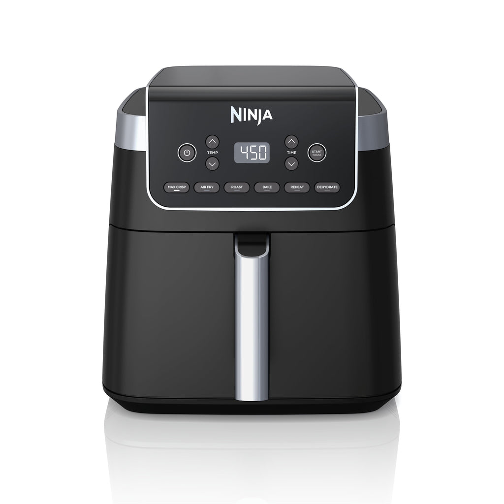 Ninja, Air Fryer, Pro XL 6-in-1 1750 Watts 6.5 Quart Max Crisp Technology Nonstick Basket AF181, Digital Display, Non-Stick, Removable Basket, Automatic Shut-Off, Black