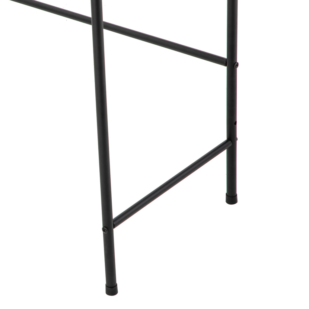 Mainstays Over-the-Toilet Steel Storage Unit with 3 Shelves and Liners, Matte Black