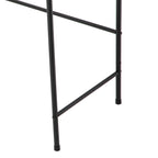 Mainstays Over-the-Toilet Steel Storage Unit with 3 Shelves and Liners, Matte Black