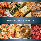 Ninja Flip Toaster Oven & Air Fryer, 8-in-1 Functionality, Storage Space, Air Fry Basket, Sheet Pan, Wire Rack & Removable Crumb Tray, SP151 Stainless