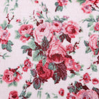 Betsey Johnson Vintage Floral Light Pink & Pink Full/Queen Bed Blanket, Soft Cozy Bedroom Blanket, Machine Washable
