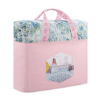Paris Hilton 3-Piece Coquette Floral Blue Comforter Set, Full/Queen