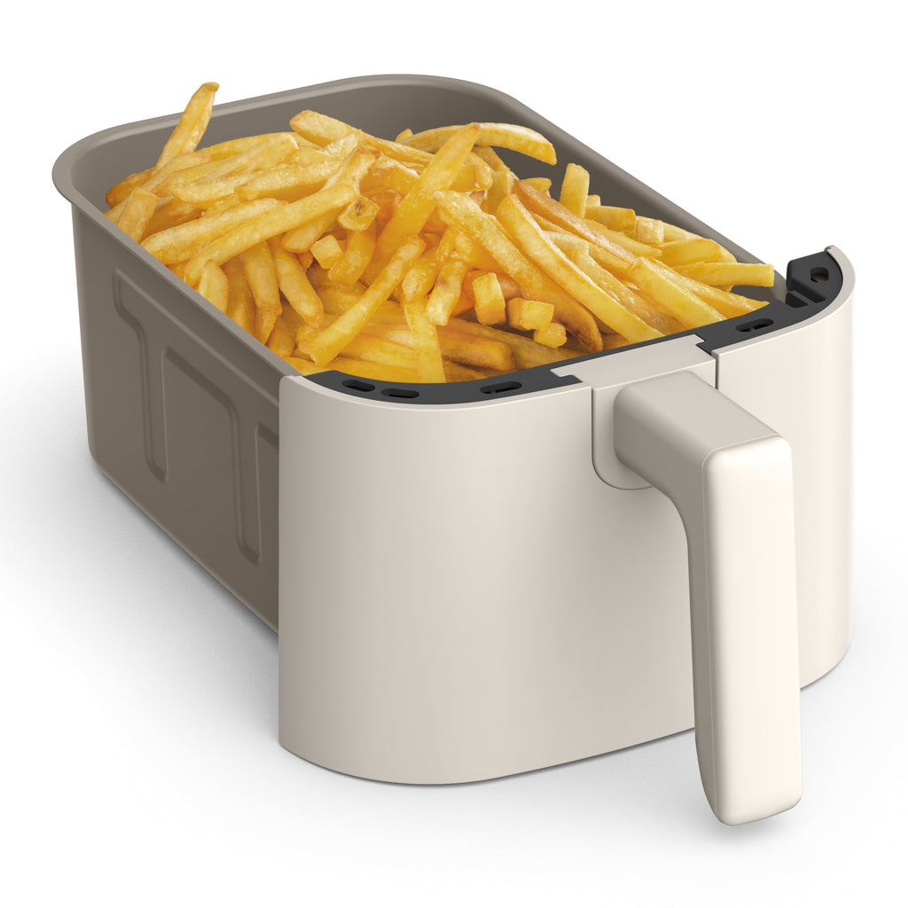 bella 4 Qt Slim Digital Air Fryer with EverGood™ Ceramic Nonstick Coating, 6 Preset Cooking Options, Oatmilk