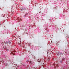 Betsey Johnson Floral Vineyard Pink Reversible Full/Queen Quilt Set