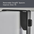 Better Homes & Gardens SnugFit Over-the-Door Hanging Hooks, 6 Double Hooks, Matte Black