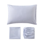 Campus Comforts by New Sega Home 2-Pack Microfiber Sheet Set, One Print, One Solid, Flora, Lilac, Twin-XL