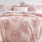 Betsey Johnson Rambling Rose Pink Twin Duvet Cover Bonus Set