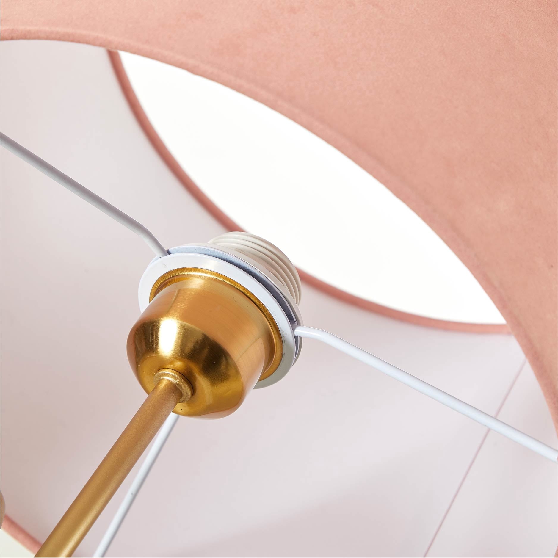Home Decor Collection Pink Flamingo Brass Table Lamp