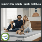 Allswell 2" GlacierRest® with Graphite Memory Foam Mattress Topper, Queen