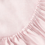 Mainstays Kids 100% Cotton Percale Bed Sheet Set, Full, Light Pink, 4 Pieces