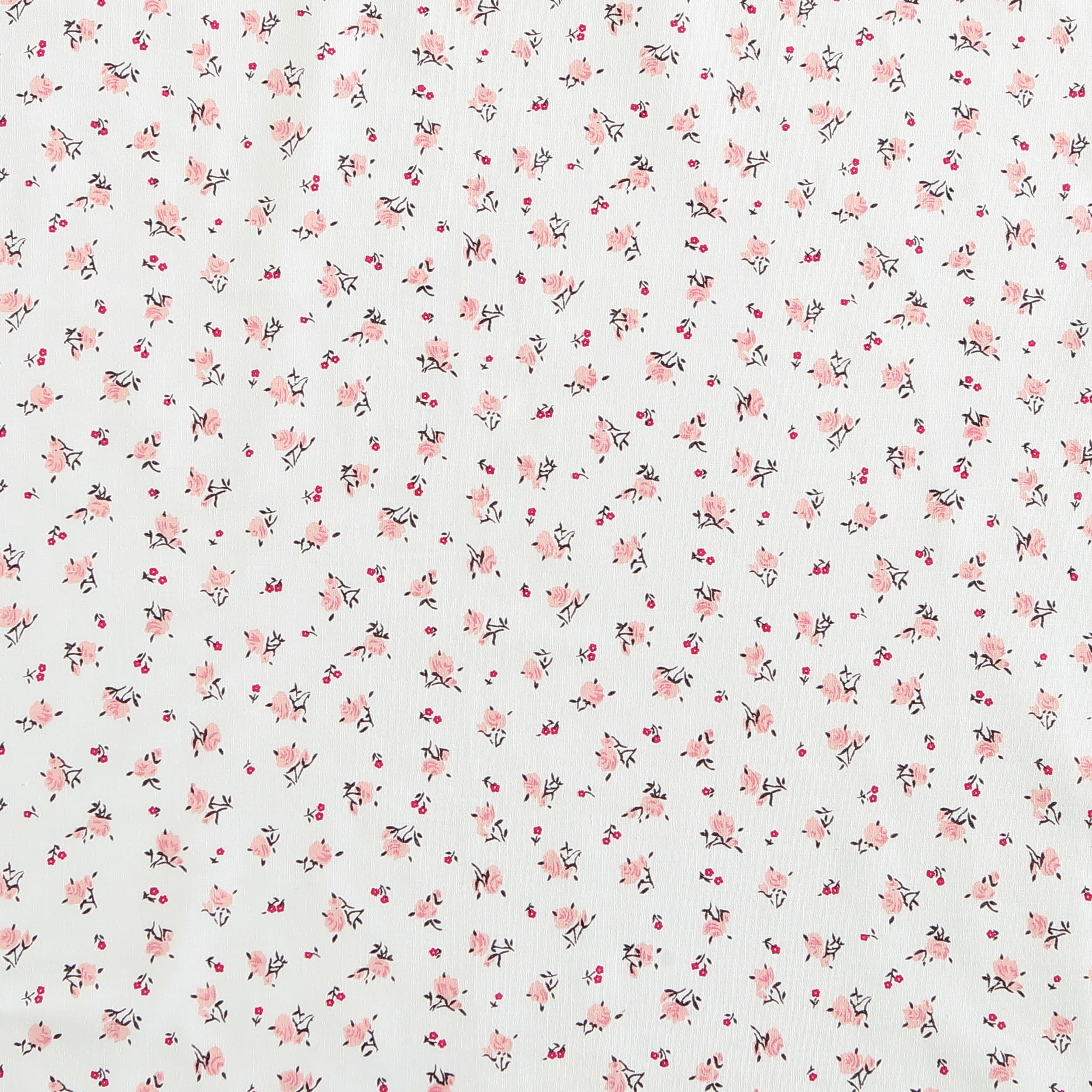 Betsey Johnson Baby Buds Pink Cotton Percale Queen Sheet Set
