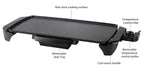 Mainstays 20 inch Electric Griddle - Non-Stick, Temperature Control,1500 W,Ceramic Coating