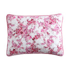 Betsey Johnson Floral Vineyard Pink Reversible Full/Queen Quilt Set