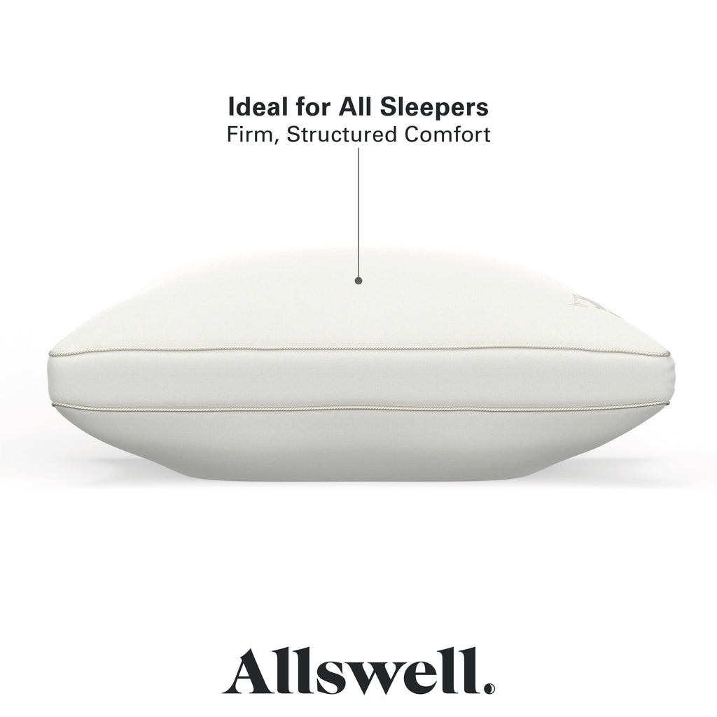 Allswell Down Alternative Bed Pillows, Standard/Queen - Firm, All Positions (2 Count)