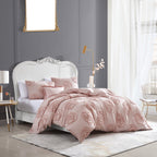Betsey Johnson Rambling Rose Pink Twin Duvet Cover Bonus Set